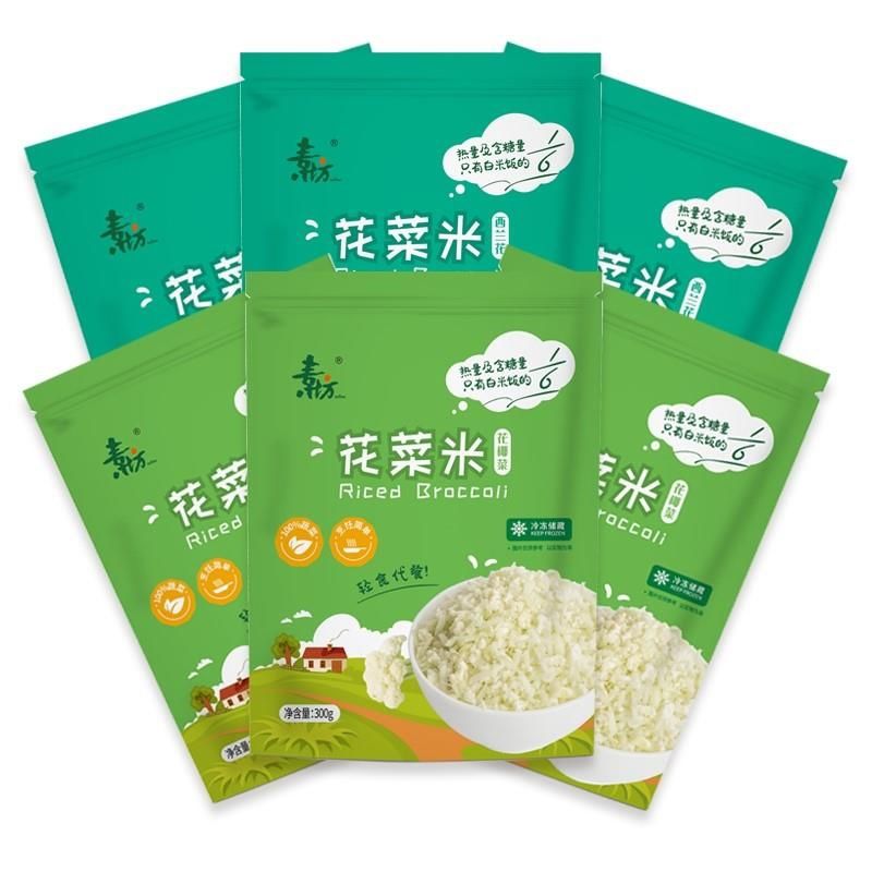 菜花米饭素坊花菜米新鲜蔬茶冷冻西兰花花椰菜米轻食代餐健身食品花菜