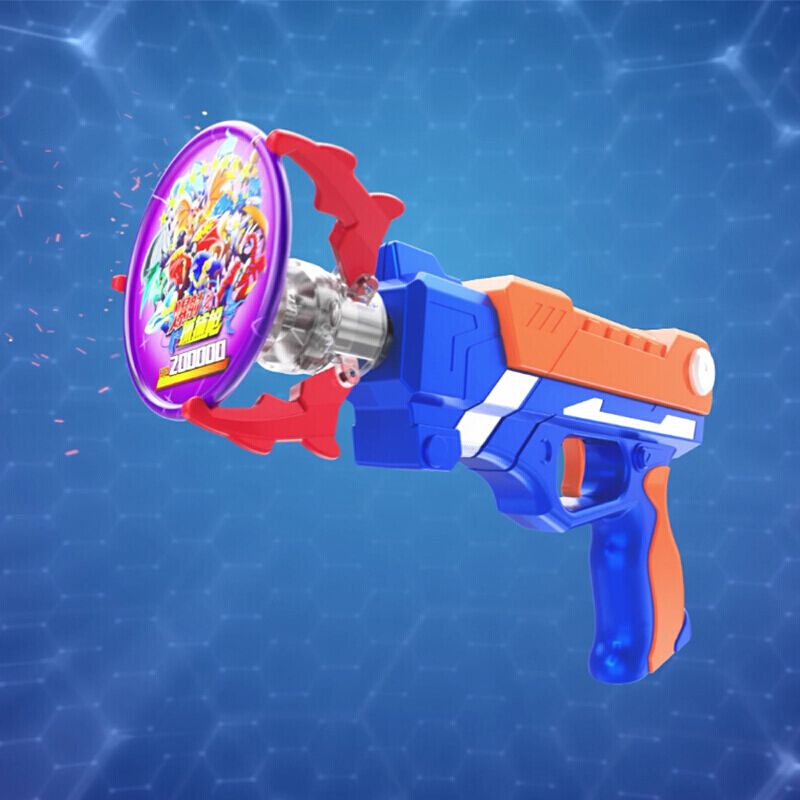 儿童玩具枪男孩爆射抓捕枪射击枪雷霆飞爪铁拳抓捕飞锚枪标准配置闪电