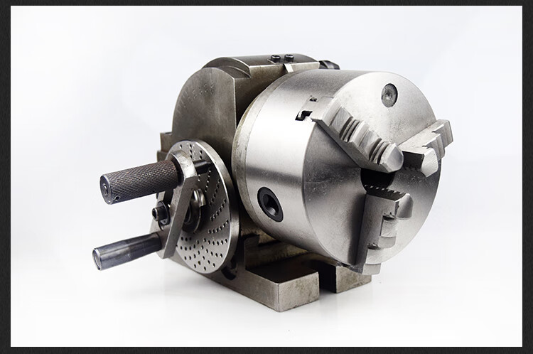 hx钻铣床高精度精密型分度头卡盘 立卧两用中心高100铣床配件夹具