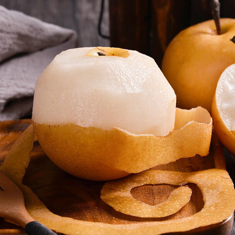 正宗山东秋月梨冰糖雪梨莱阳梨子皮薄超甜水果新鲜应季水果整箱带箱34