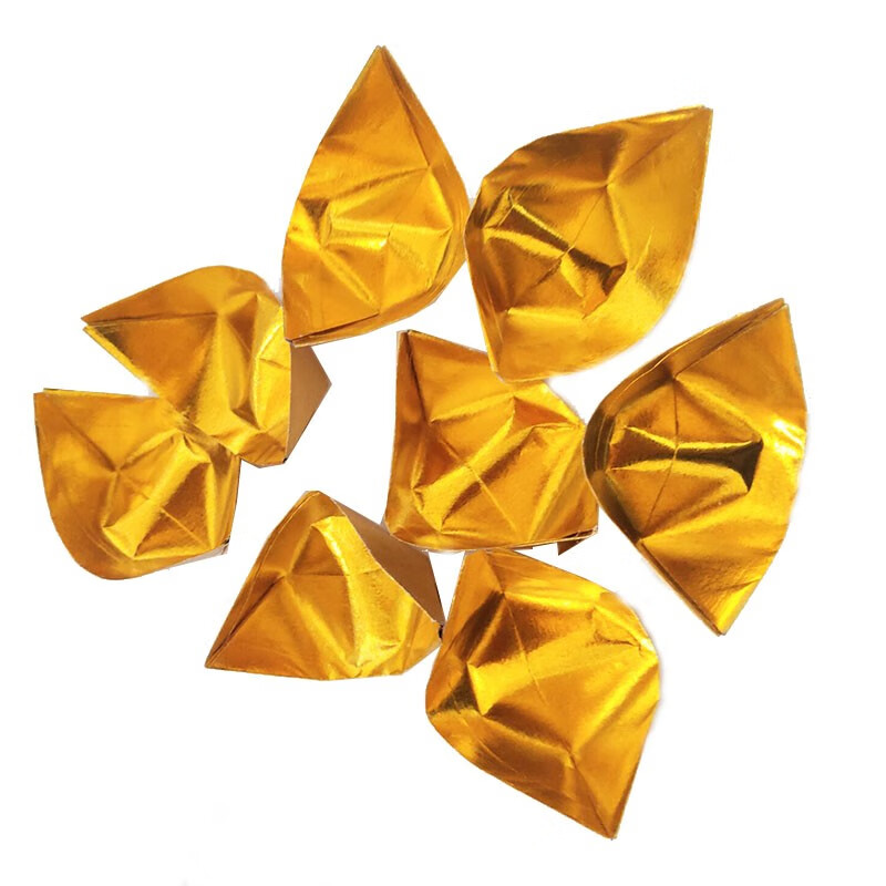 特黄灰锡箔纸元宝金箔纸元宝去金留银元宝佛用元宝清明节手工折做七