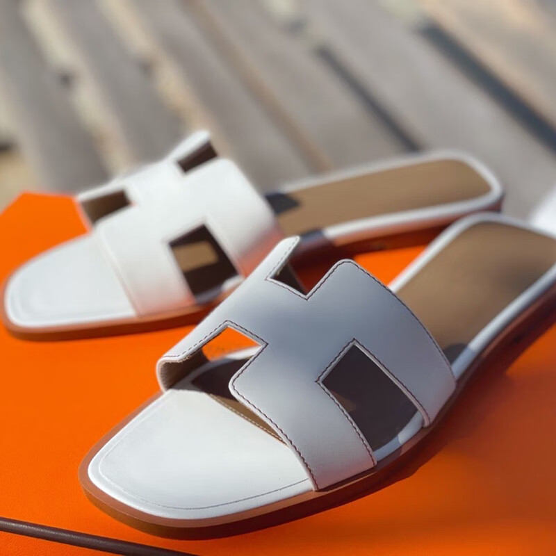 hermes/爱马仕鞋 h经典简约风 女鞋代购预售 棕色 36【图片 价格 品牌