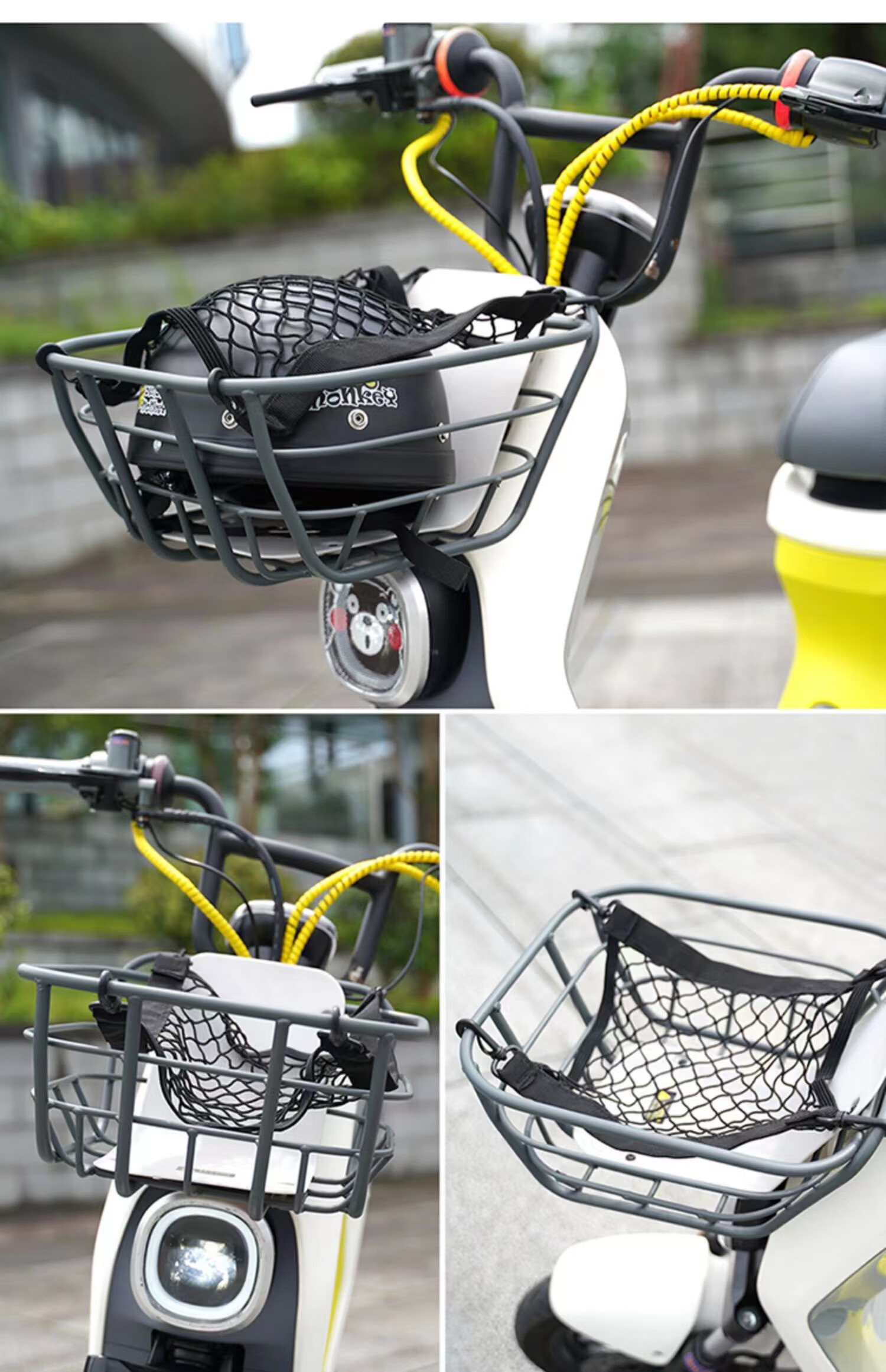 适用于九号a35 车篮电动车前置abcc90b30a35cf60车筐储物篮改装配件