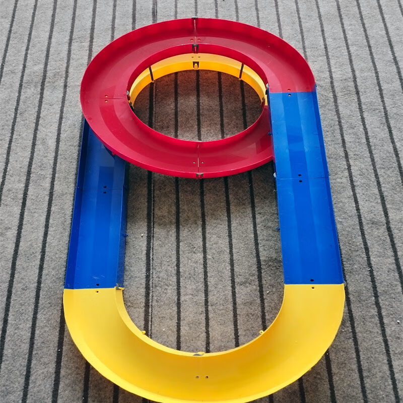 四驱车跑道单轨 家用小型赛道彩色黑色双三轨立交闪电飞龙轨道 杨楷yk