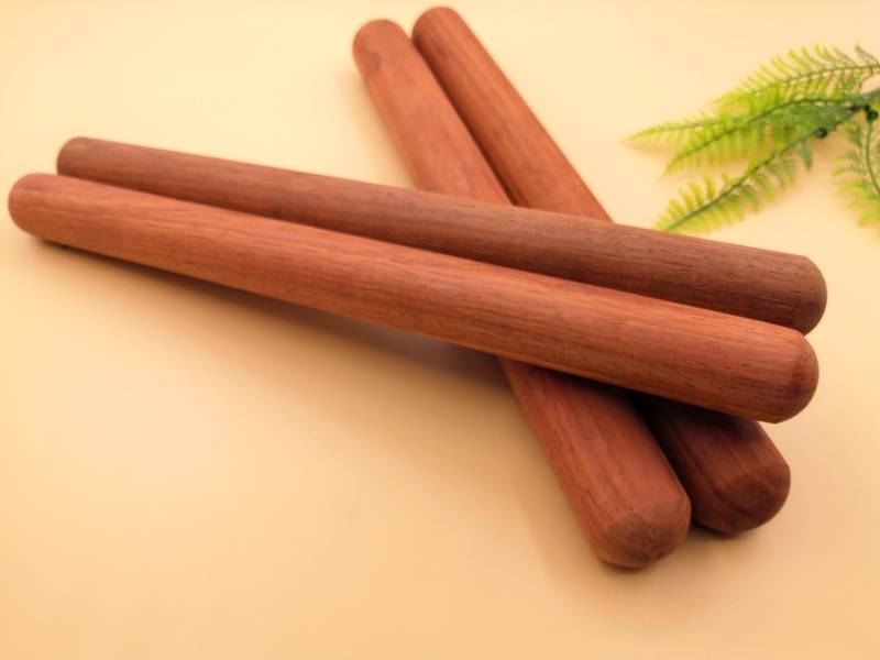 龙舟敲鼓棍实木两头圆鼓棍龙舟鼓红花梨木大红鼓架子小鼓棒敲桌杆舞蹈