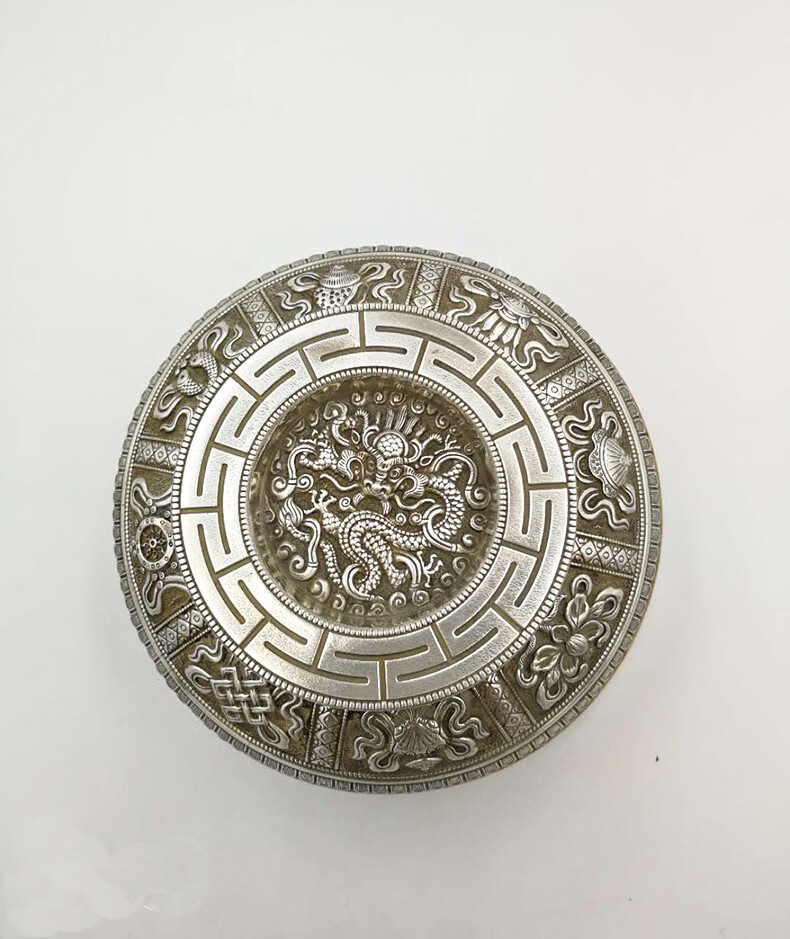 百年赛瀚银碗蒙古银碗手工蒙古银碗礼品工艺礼品小号手工錾刻蒙古银碗