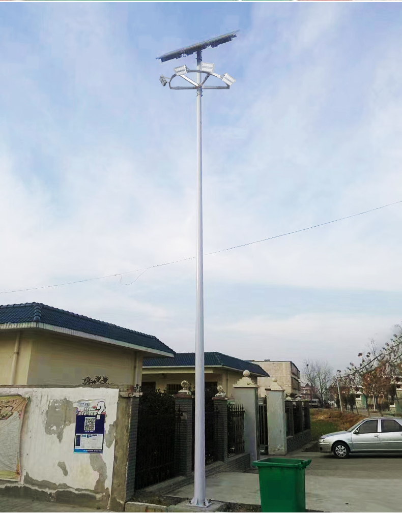 正哲(zhengzhe) 太阳能球场照明灯户外防水超亮室外广场射灯高杆灯