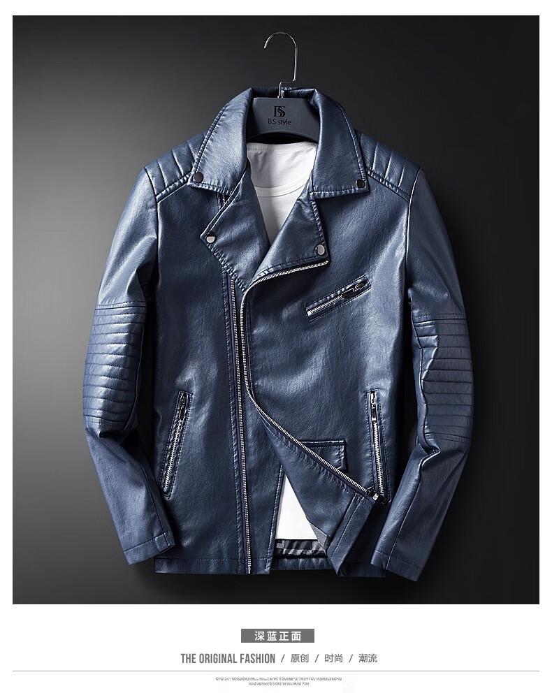 动感北面夹克男皮衣冬天外套男士秋冬季时尚潮流帅气机车服痞帅小伙子