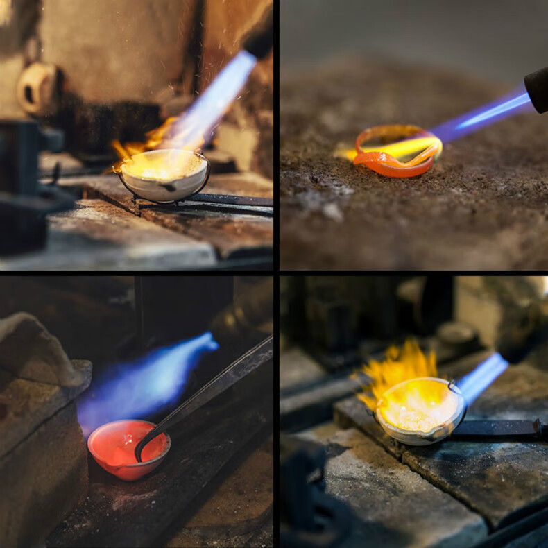 斯柏克强者高温融金验金喷枪熔金火枪打金烧金子工具加工炼金银首饰