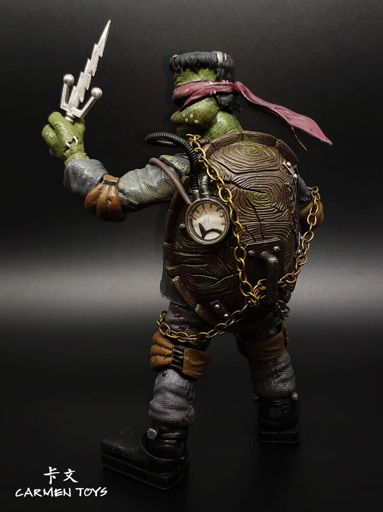 忍者神龟手办模型tmnt电影可动人偶玩具拉斐尔达芬奇施莱德 电影版