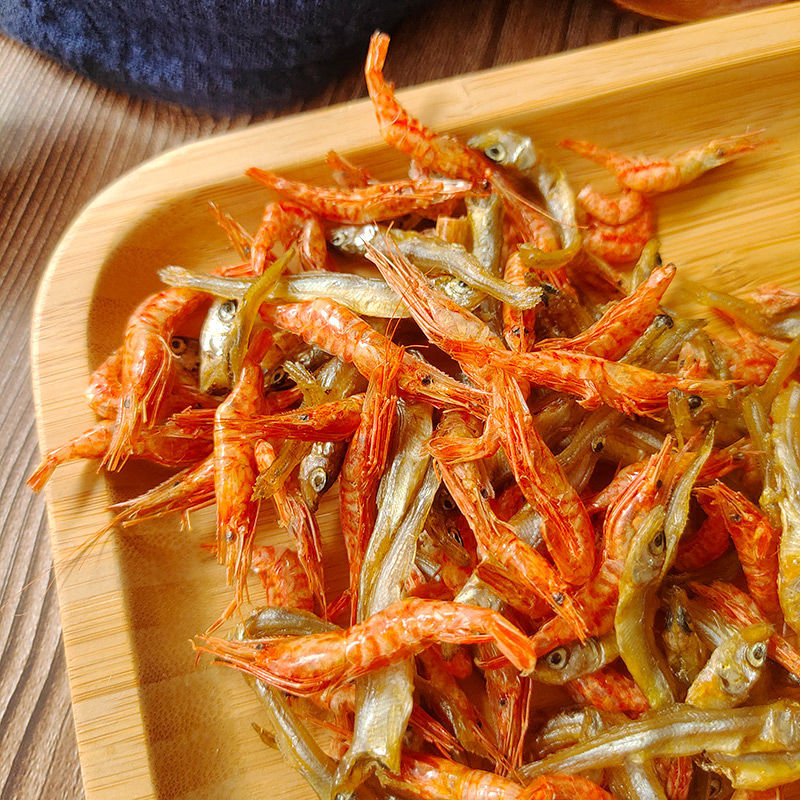 淡水小河虾小鱼小虾干货小虾米干虾湖南土特产农家1斤小鱼小虾混合袋