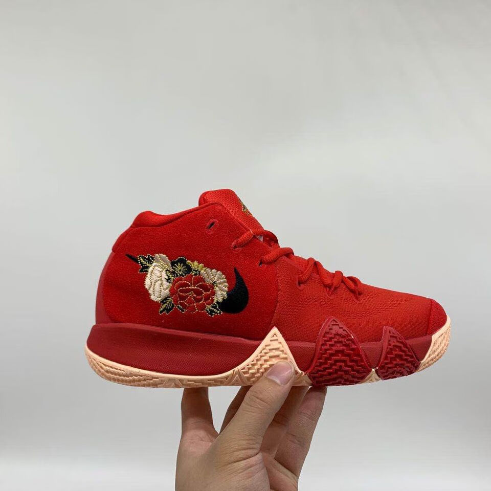 官方舰店纯原新出 kyrie 4 代(中国红.