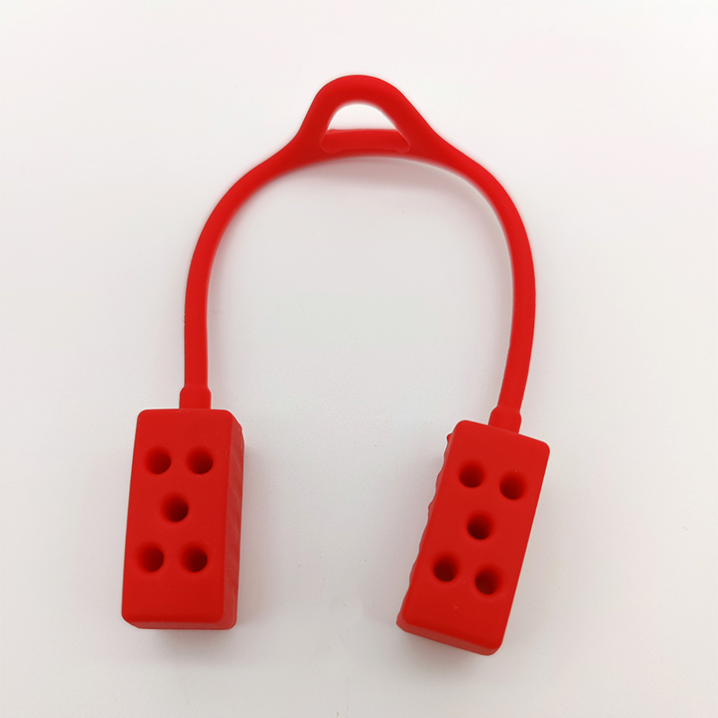 口齿不清宝宝儿童口肌训练器发音工具语言咀嚼器口腔肌肉康复器橙色