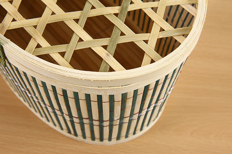 竹蓝手提带盖竹篮子竹编手提篮土鸡蛋篮粽子篮水果竹篮螃蟹篮收纳礼品