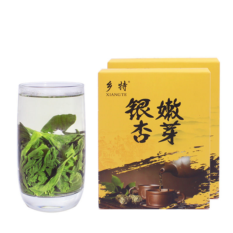 银杏叶神农架乡特产品级特产银杏叶罐装银杏叶250克盒装嫩叶