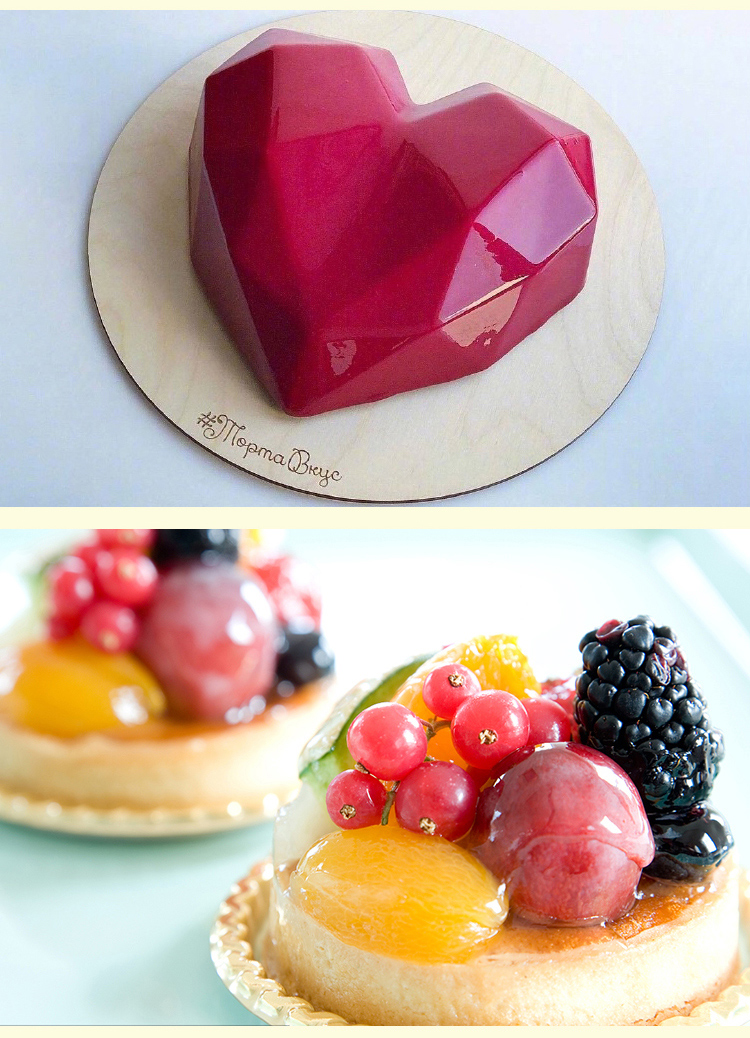 镜面果胶 水晶透明果膏慕斯蛋糕淋面装饰果胶1.