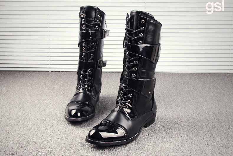 男士长筒高筒马术骑马靴西部牛仔骑士骑行机车马丁鞋皮靴过膝长靴品质