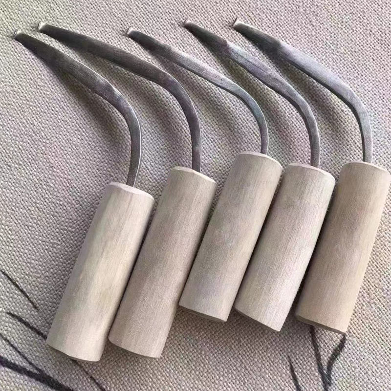 惠利得沉香勾刀全钢雕刻刀勾丝刀木雕刻工具刀便携锋利精钢手工刀奇楠