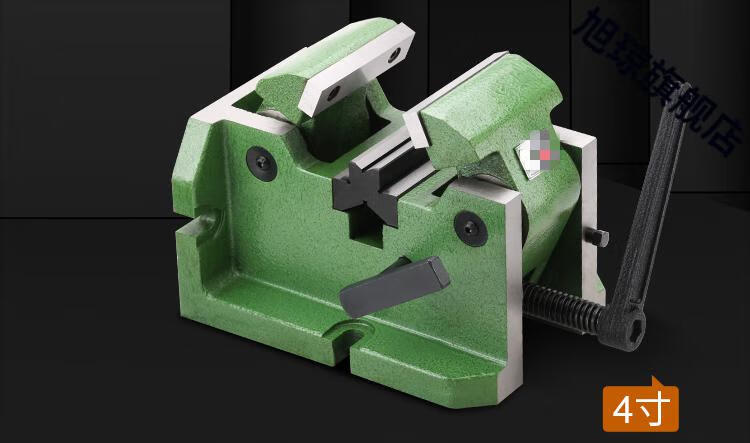 定制铣床v型虎钳夹圆形管状物体圆柱立式中心台钳机用平口钳3寸