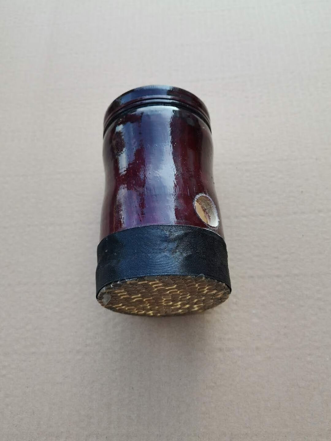 民族乐器配件湖南花鼓大筒双筒二胡六角二胡圆筒二胡蒙好皮琴筒蒙好皮