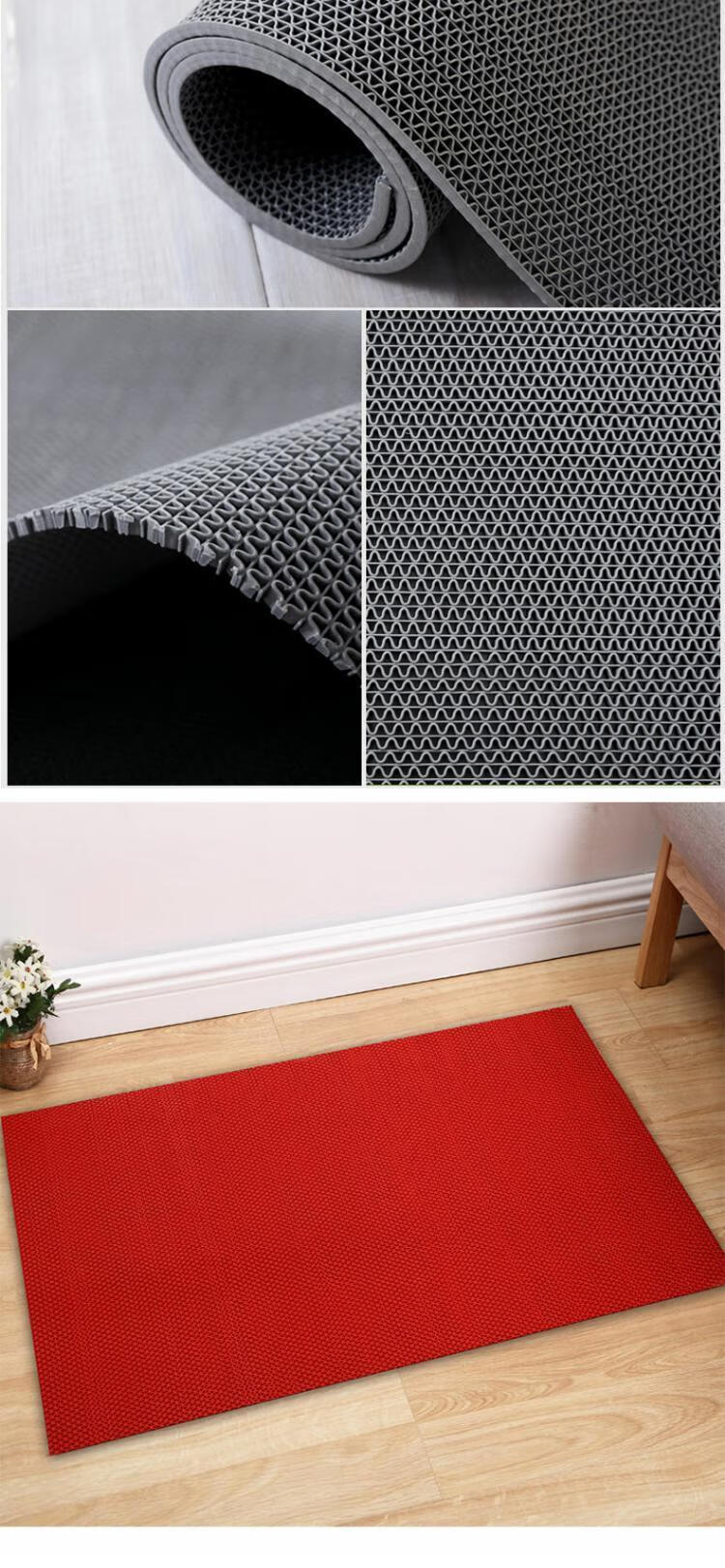踏脚垫进门蹭土踏脚大门吸尘入户防滑垫地垫室外门前家用塑料门口蹭