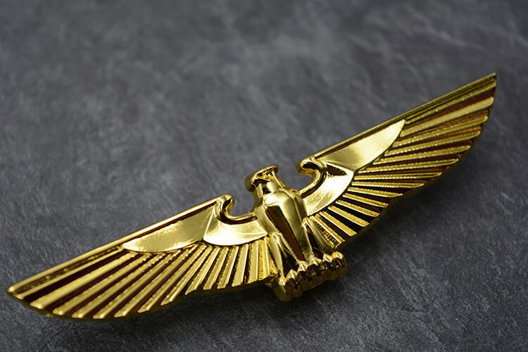 鹤齐宸 复古复刻权力权利之鹰马耳他黑铁十字雄鹰徽章 胸章胸针 手工