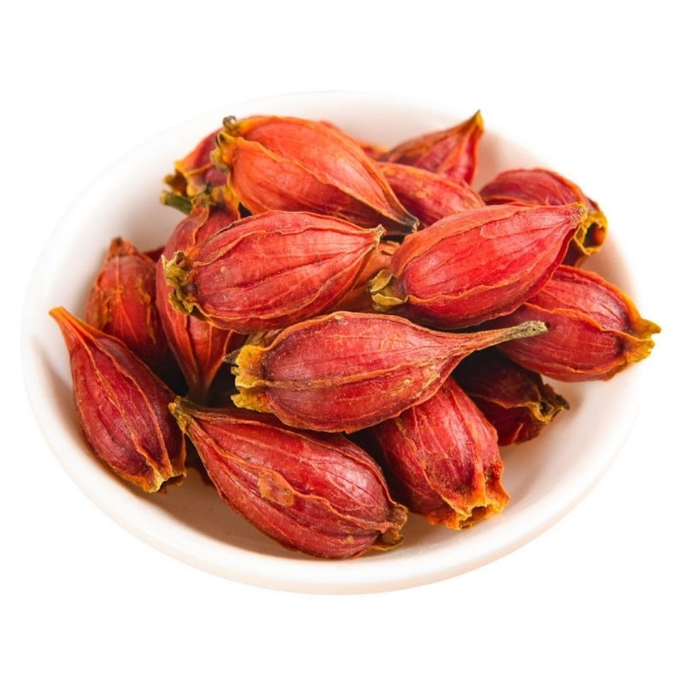 黄栀子新货栀子果野生栀子果黄栀子茶山栀子茶栀子花茶上色食用卤肉