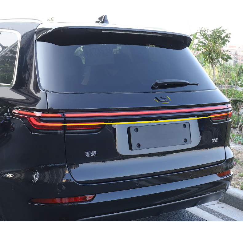 2021款理想one黑武士车窗饰条车标黑化行李架u型改装升级专用配件