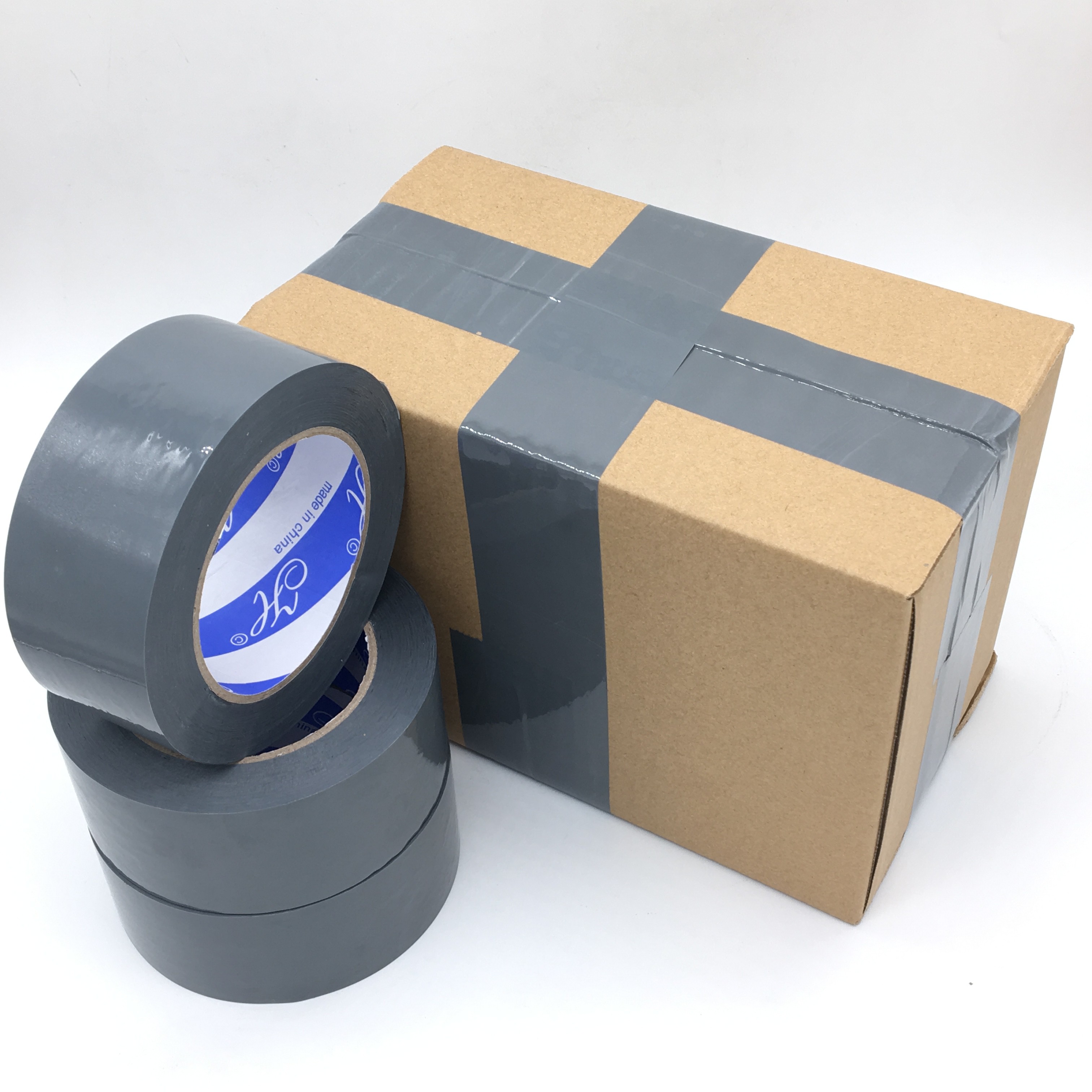 k柯米宽彩色封箱透明大胶带打包红黄蓝绿黑棕胶布印字粘胶纸粉色宽5cm