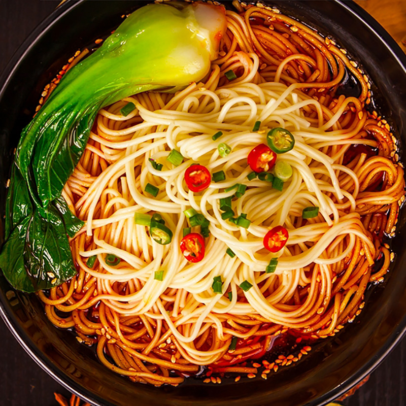 雅叔重庆小面875g5份装重庆特产麻辣小面方便速食875g5份装