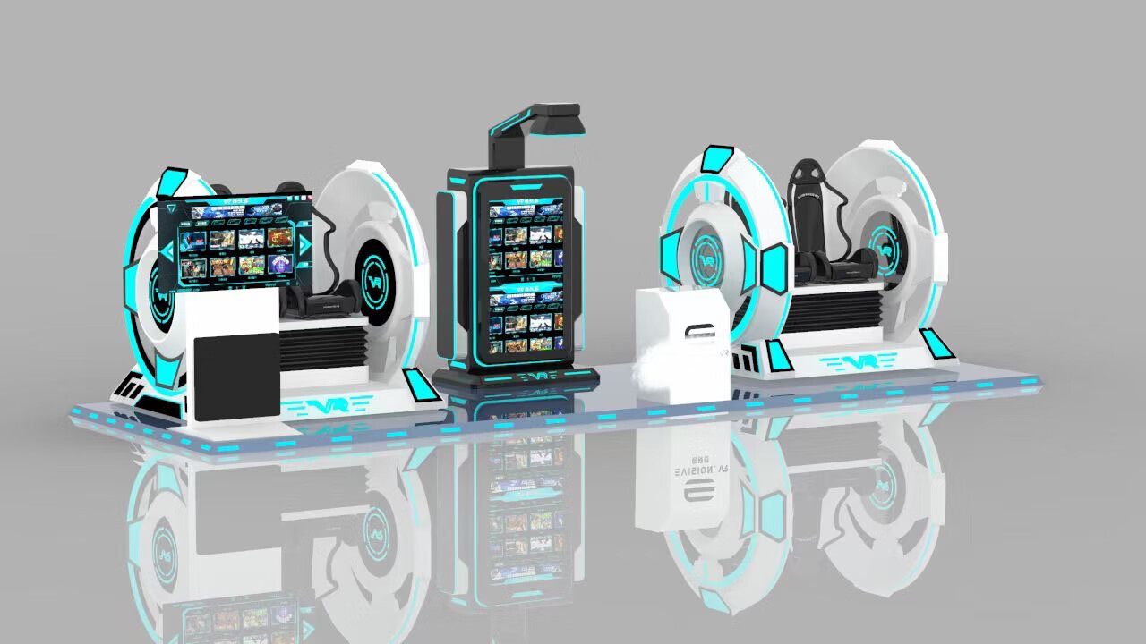 vr游乐设备双人蛋椅大型体感游戏机虚拟现实科普vr体验馆全套设备定制
