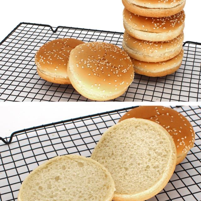 汉堡胚大号商用曼可顿汉堡包面包胚12对家用坯自制半成品皮材料早餐