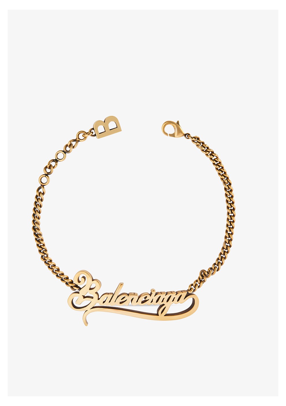 balenciaga 巴黎世家 2022年新款男女通用金属徽标手链 674579 tz99j