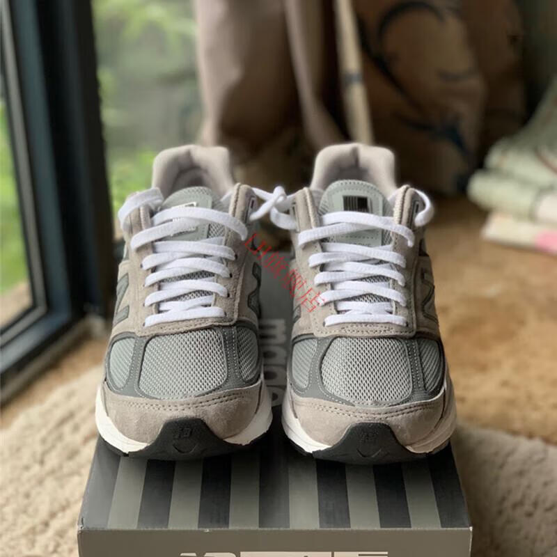 【商场同款】纽百伦系列美产新款nb990v5v4男女运动鞋元祖灰鞋 黑色