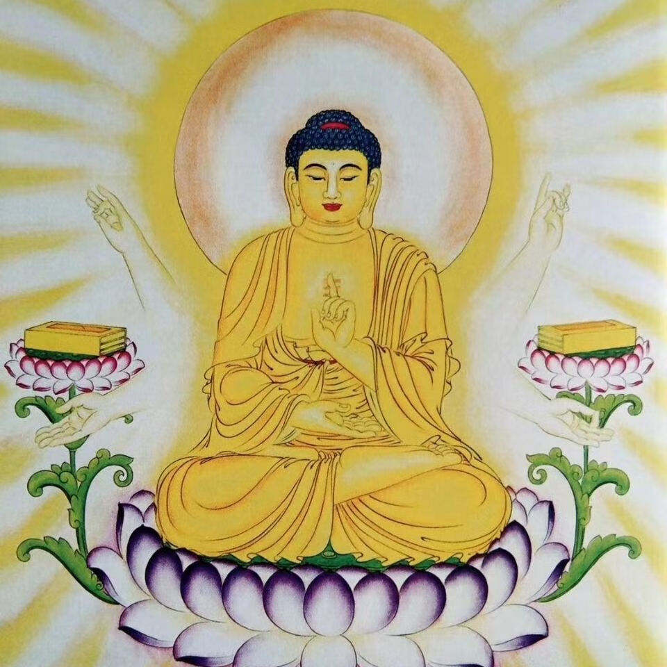 八十八佛忏观想图精美大折本龙纹带彩图佛教书八十八佛忏 八十八佛忏