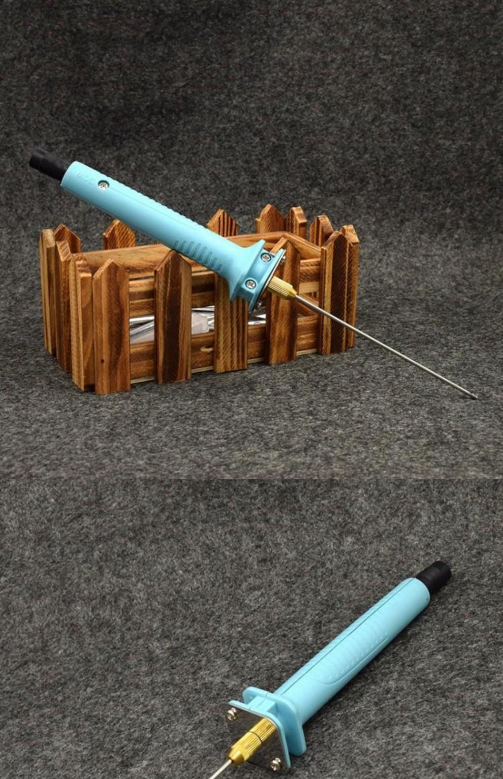 电热刀裁布料热切刀工具切割电热笔墙布热熔塑料开孔泡沫切割刀机10cm