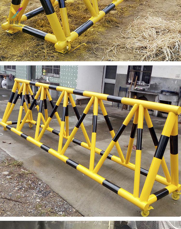 拒马路障移动防冲撞护栏交通单位学校门口挡车隔离设施带刺防护栏定制