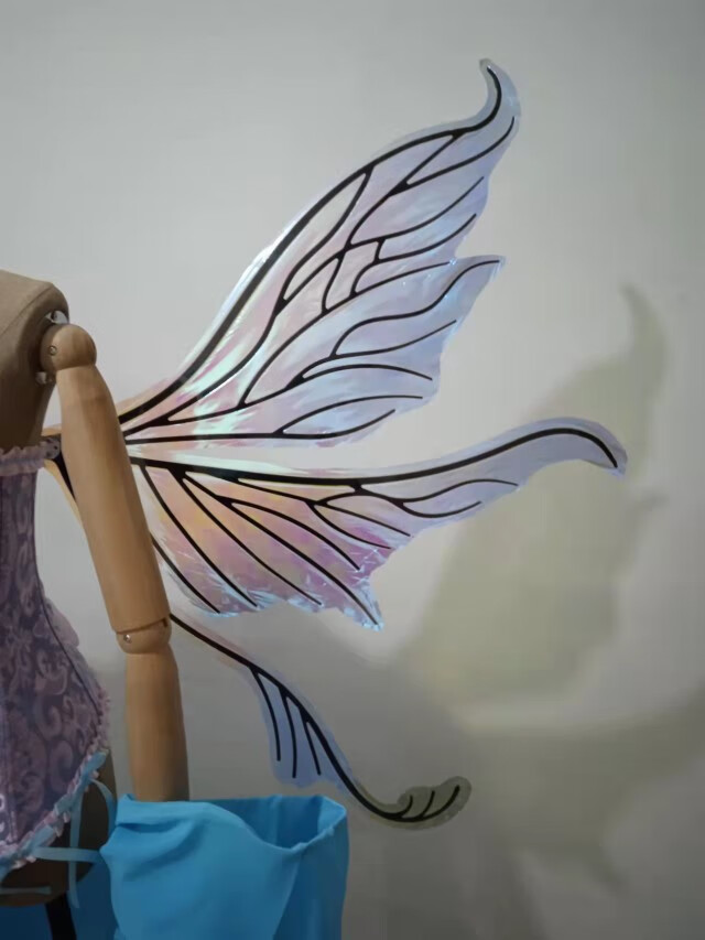 蝴蝶翅膀背饰成人走秀漫展迅游表演摄影道具专用高端精灵仙女翅膀维密