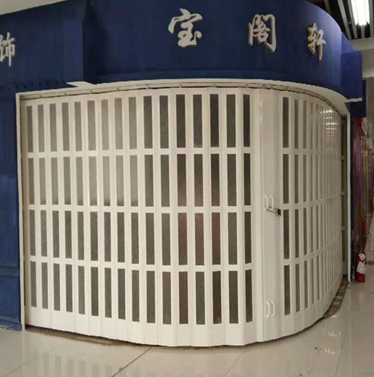 折叠门透明亚克力玻璃店铺门卫生间厨房阳台隔断吊轨门 08款 上一下二