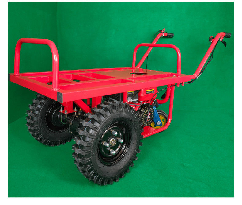 定制适用汽油手推车山地爬坡运输车农用双轮车鸡公车果园摘果转运车75