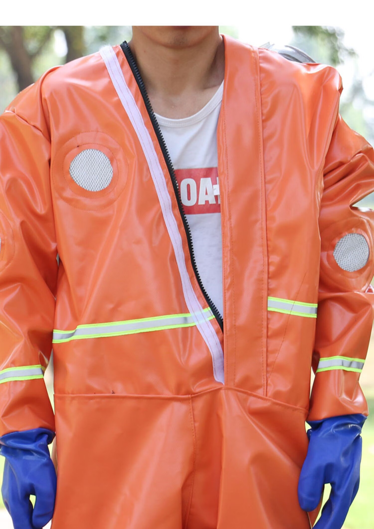 马蜂服防蜂服加厚捉黄胡蜂专用防护服全套透气抓金环虎头蜂马蜂衣 新