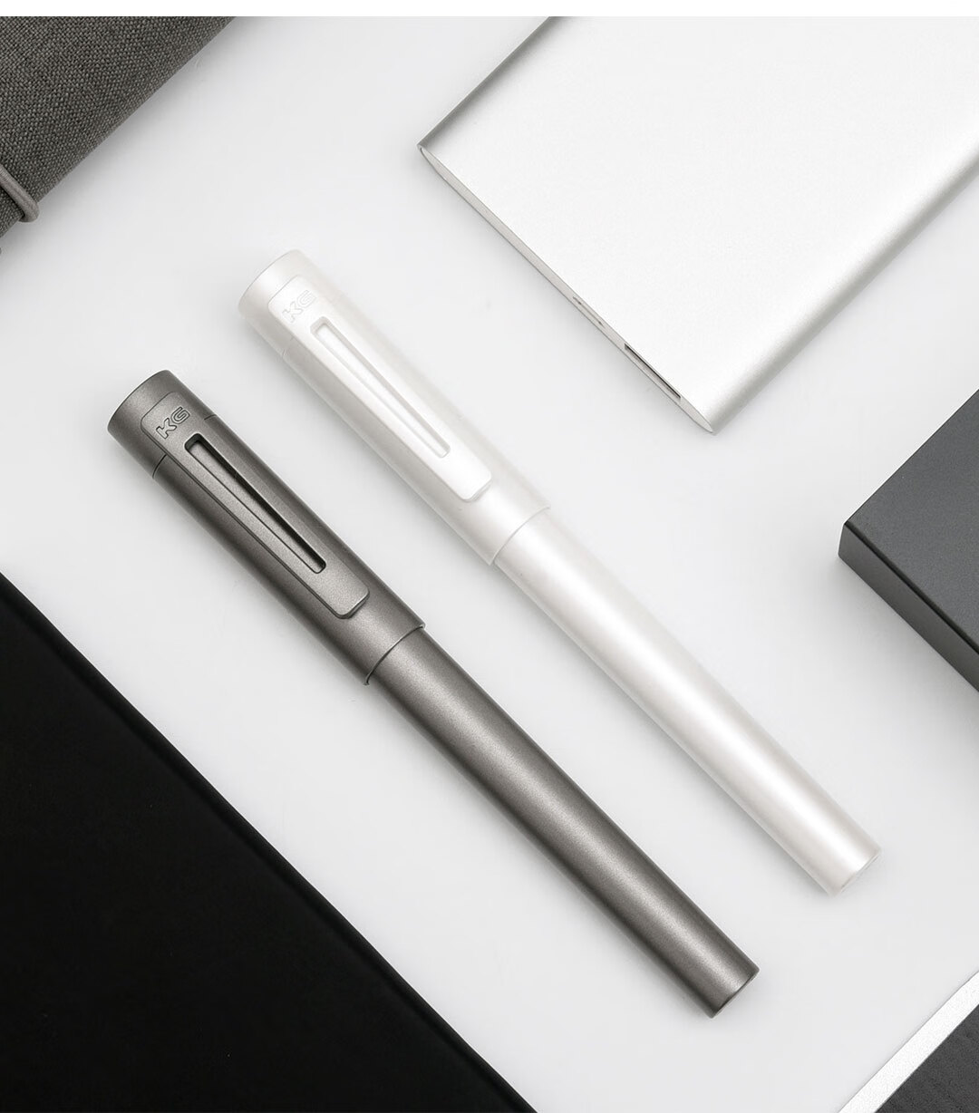 kaco钢笔百锋ef尖中小学生练字彩杆透明墨水笔男女生礼物明尖入门级