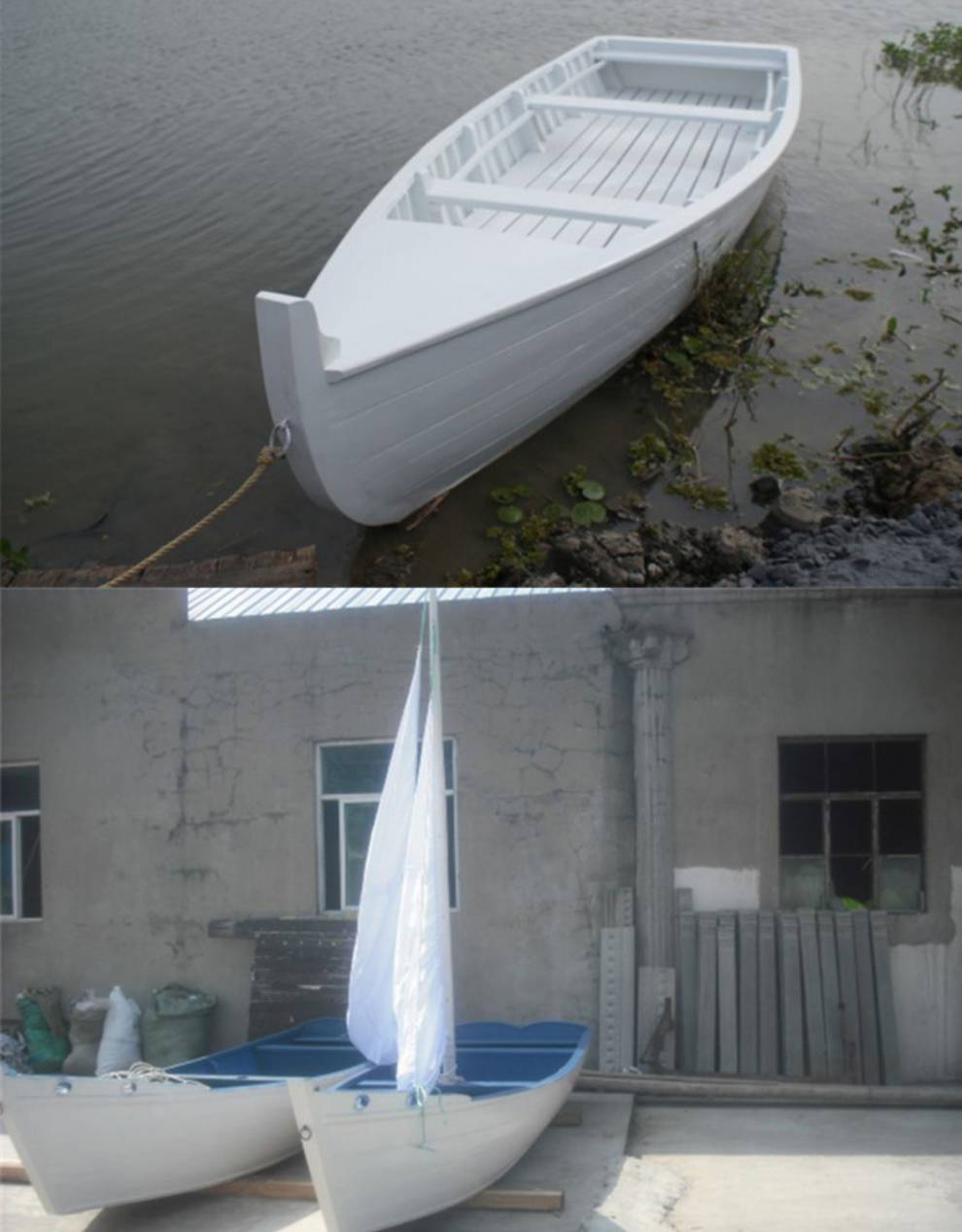 木船渔船 帆船花船户外手划木船渔船实木婚庆摄影道具摆件景观装饰