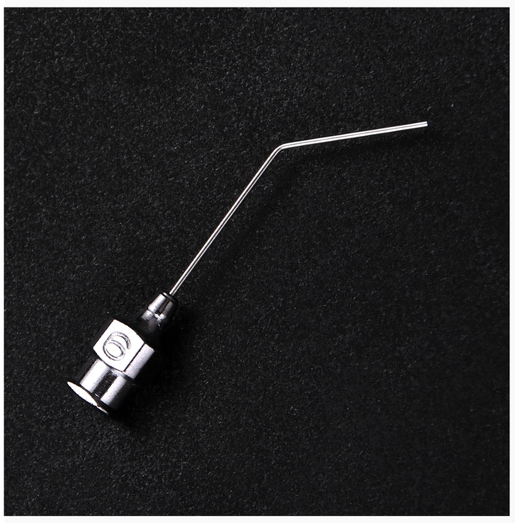 眼科不锈钢冲洗针头456789号直弯角型口腔泪道冲洗反复消毒冲洗针头