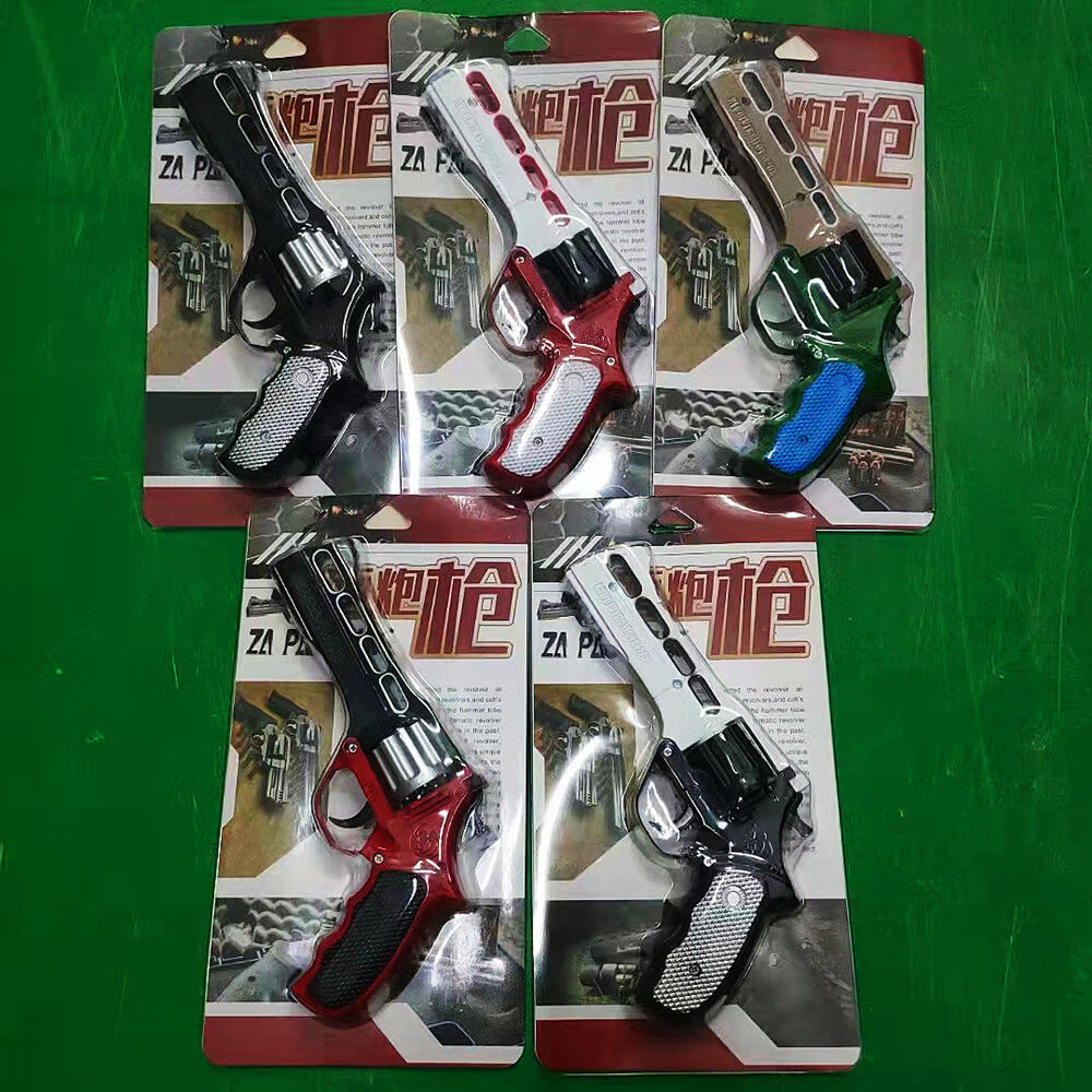 甄萌砸子炮纸 8响 全金属左轮砸响炮枪砸响纸炮枪儿童玩具枪1:2.