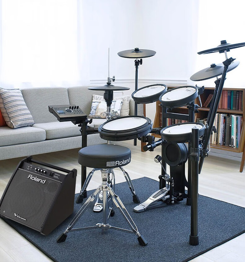 【罗兰音箱pm03/pm100/pm200】电子鼓音箱家用练习音响多功能打击乐器