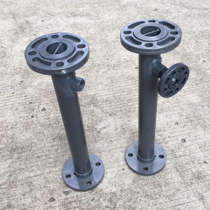 upvc法兰管道混合器dn5080100加液体pvc塑料静态混合器dn502寸法兰