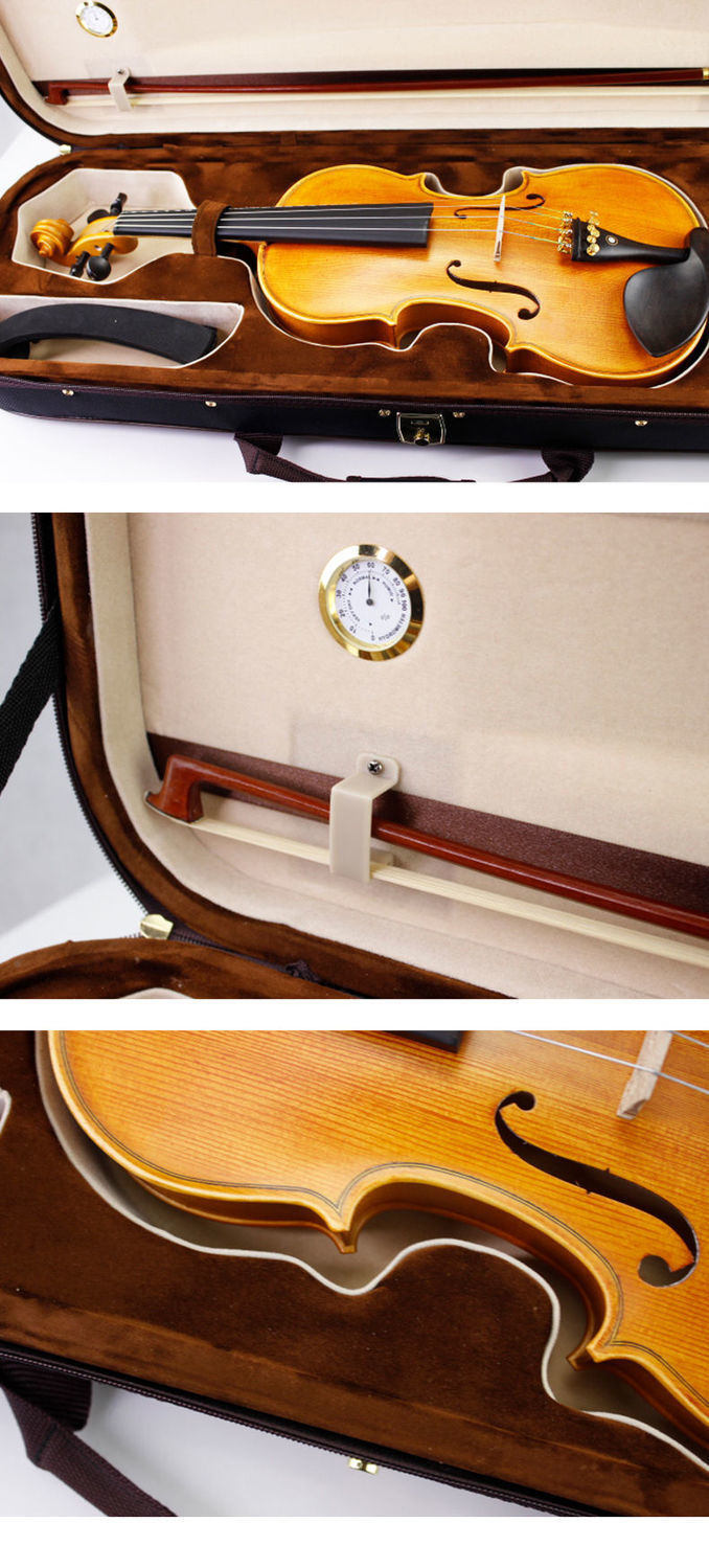 小提琴琴盒子琴箱双肩单肩轻便小提琴包抗压防潮耐磨防摔提琴配件双面