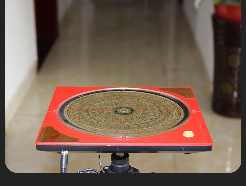 【京选品质】万安镇吴鲁衡罗盘全自动激光电子罗盘三乘堂纯铜高精度
