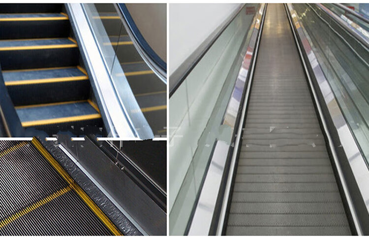 定制商场电梯毛刷自动扶梯单排双排毛刷铝合金防夹阻燃毛刷毛刷毛高